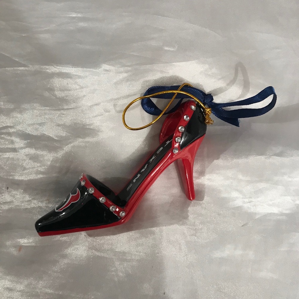 Houston Texans stileto Christmas ornament ornament